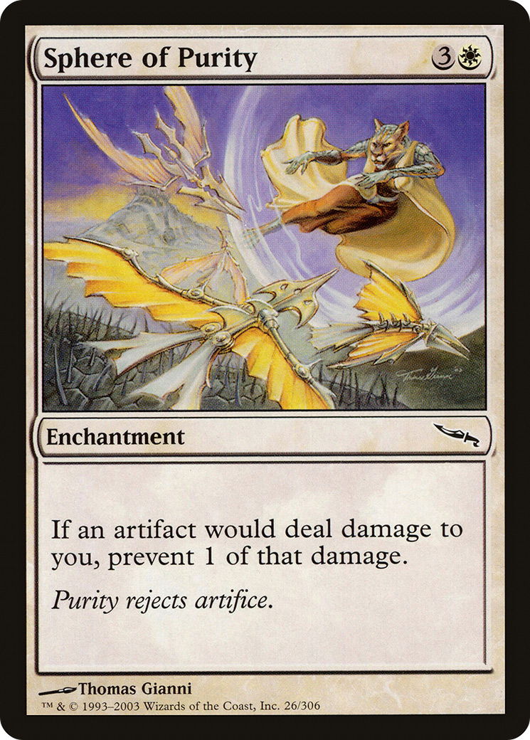 Sphere of Purity (MRD-026) [Mirrodin] MTG Single Wizards of the Coast