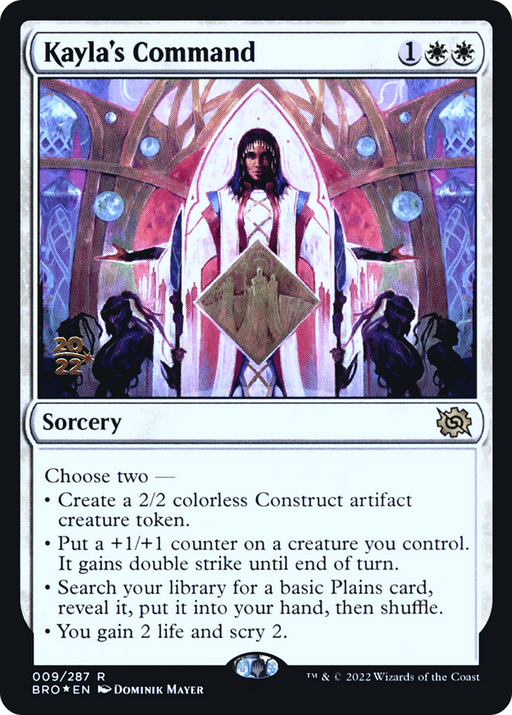 Kayla's Command (PRE-009) [The Brothers' War Promos] Foil MTG Single Wizards of the Coast