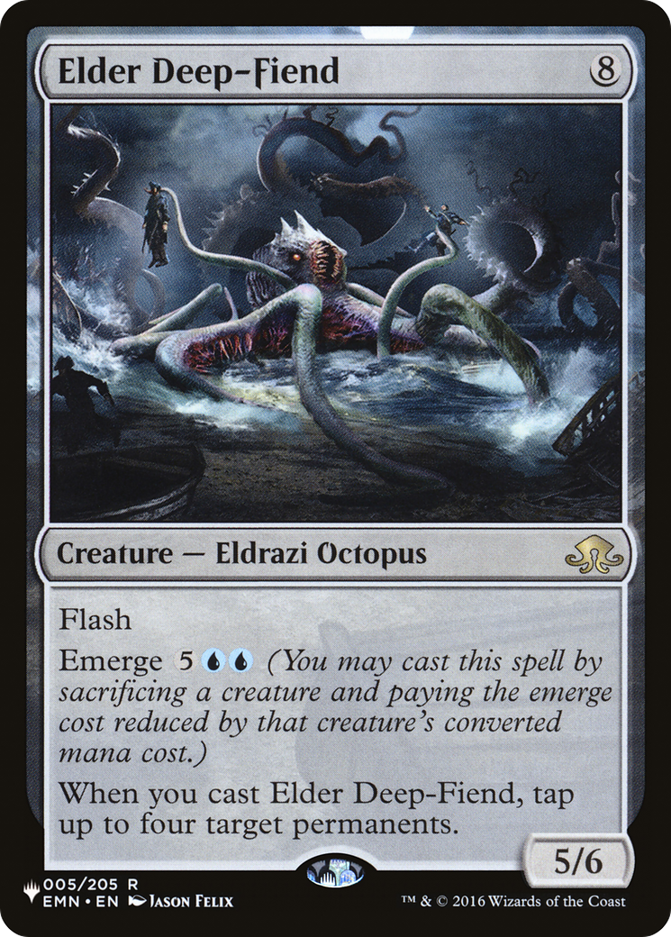 Elder Deep-Fiend (LIST-EMN-5) [Mystery Booster] The List MTG Single Wizards of the Coast