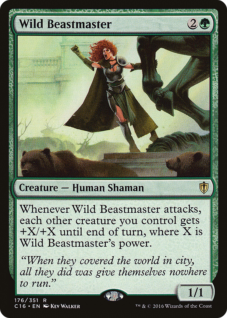 Wild Beastmaster (C16-176) [Commander 2016] MTG Single Wizards of the Coast