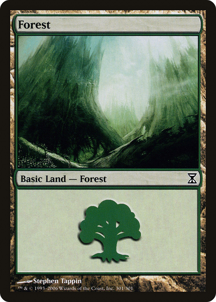 Forest (TSP-301) [Time Spiral] MTG Single Wizards of the Coast