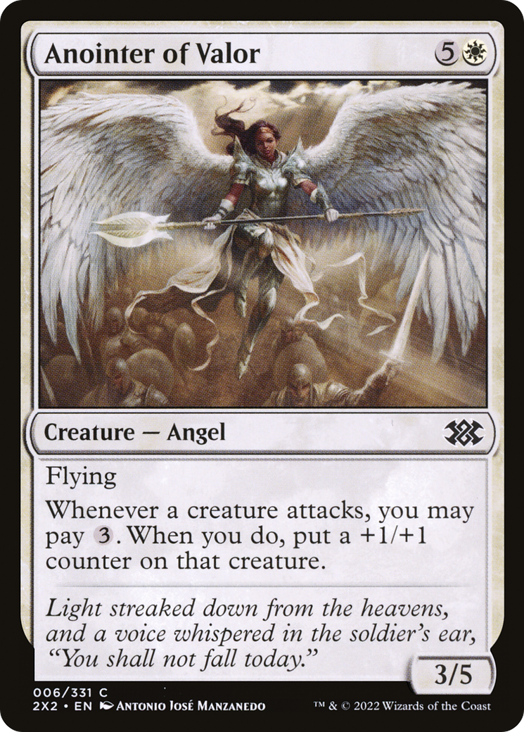 Anointer of Valor (2X2-006) [Double Masters 2022] MTG Single Wizards of the Coast