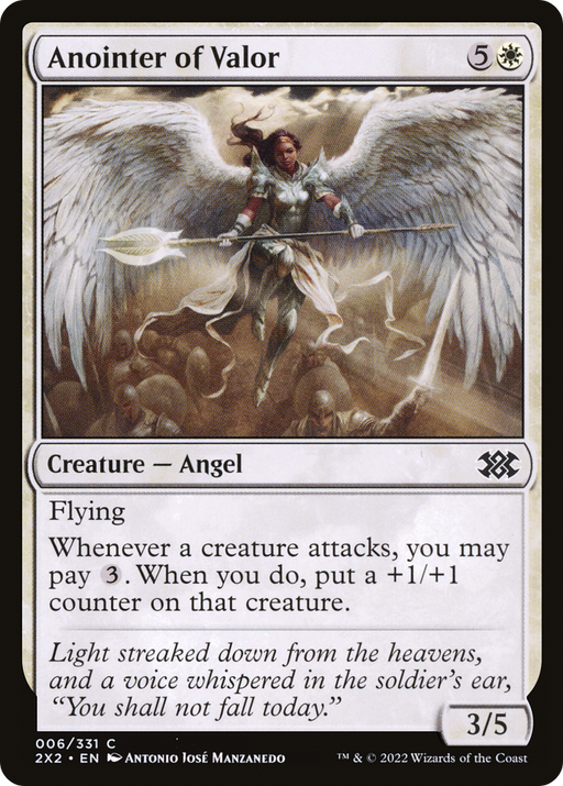 Anointer of Valor (2X2-006) [Double Masters 2022] MTG Single Wizards of the Coast