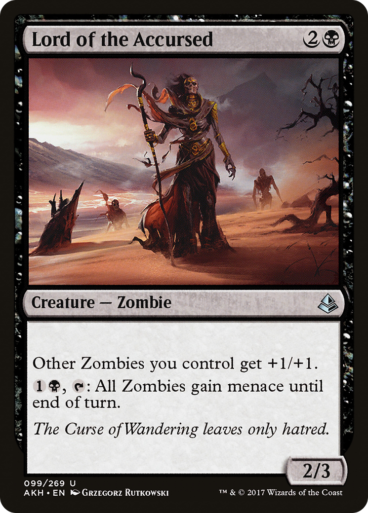 Lord of the Accursed (AKH-099) [Amonkhet] Foil MTG Single Wizards of the Coast