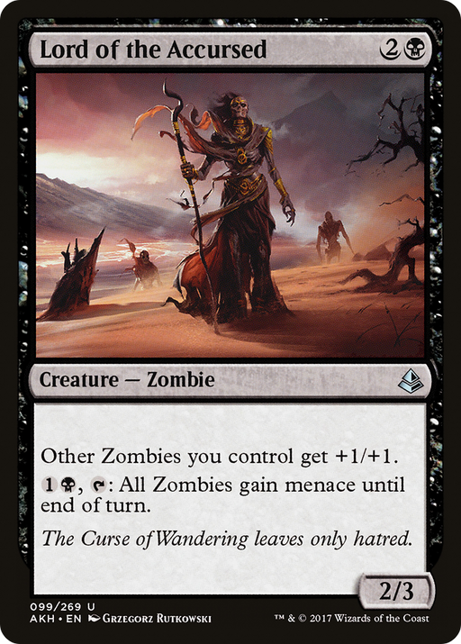 Lord of the Accursed (AKH-099) [Amonkhet] Foil MTG Single Wizards of the Coast