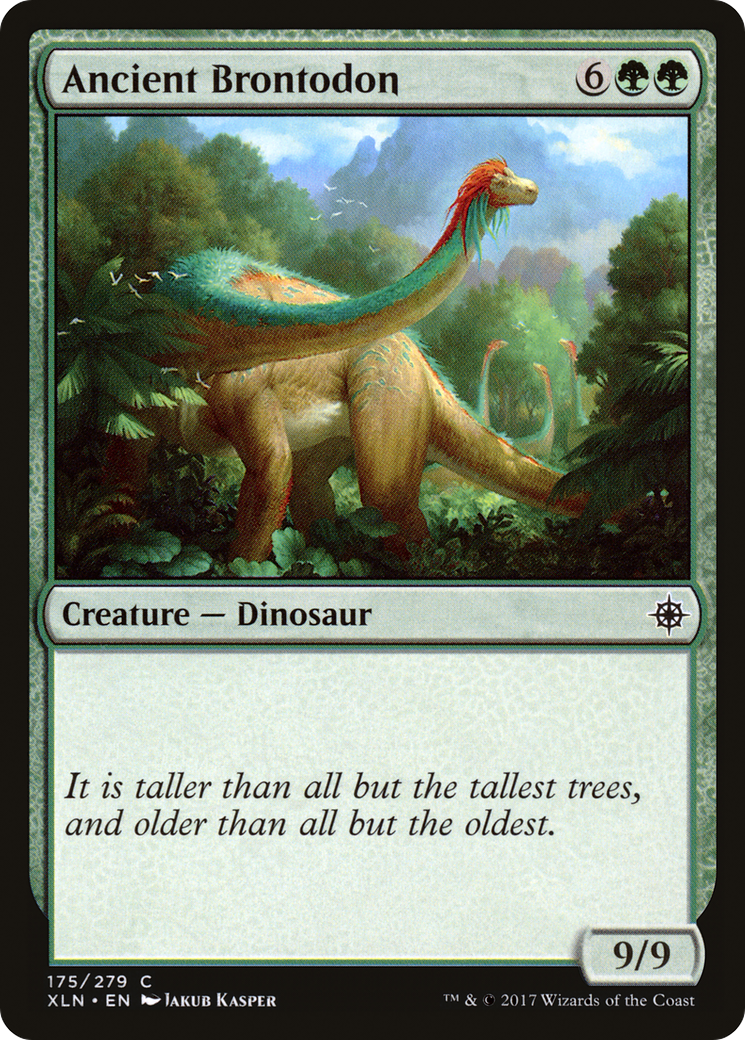 Ancient Brontodon [Ixalan] MTG Single Magic: The Gathering