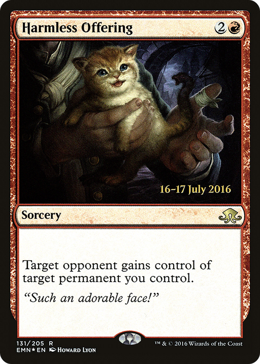 Harmless Offering (PRE-131) [Eldritch Moon Promos] Foil MTG Single Wizards of the Coast