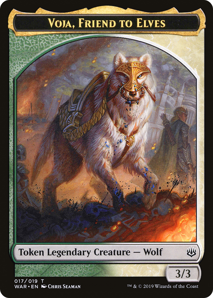 Voja, Friend to Elves Token (WAR-017) [Tokens] War of the Spark Tokens MTG Single Wizards of the Coast