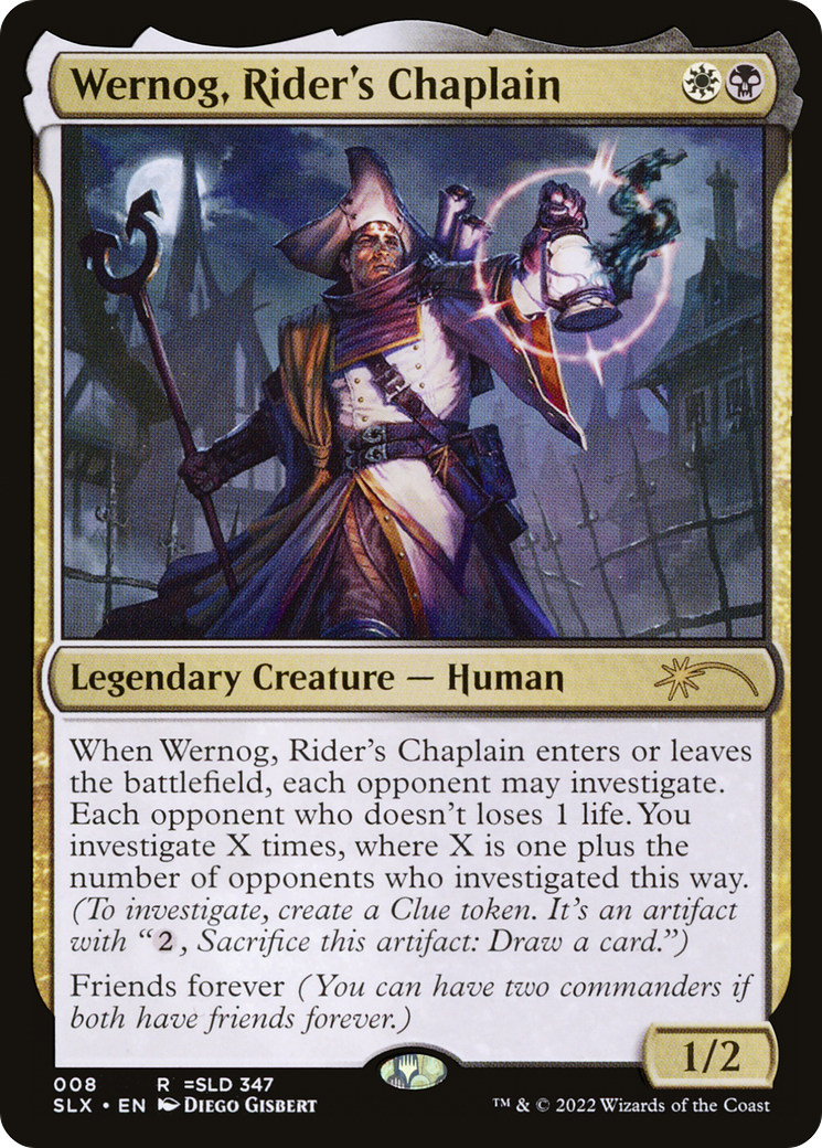 Wernog, Rider's Chaplain (SLX-008) [Secret Lair] Universes Within MTG Single Wizards of the Coast