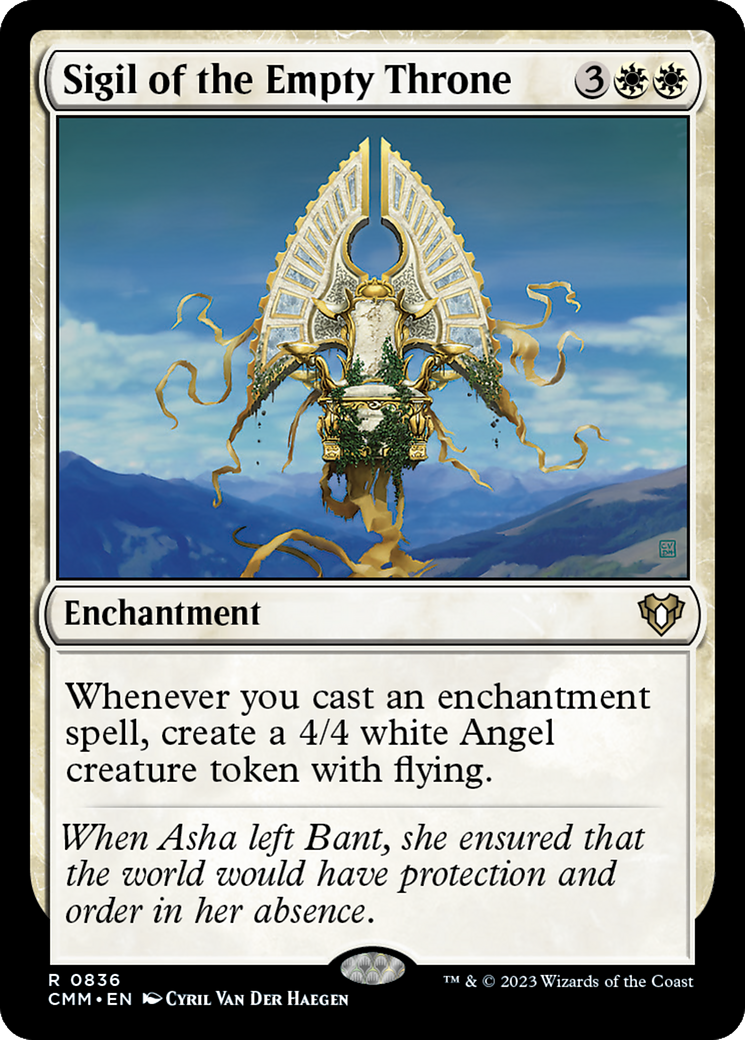 Sigil of the Empty Throne (CMM-836) [Commander Masters] MTG Single Wizards of the Coast