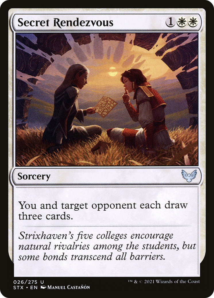 Secret Rendezvous (STX-026) [Strixhaven: School of Mages] MTG Single Wizards of the Coast