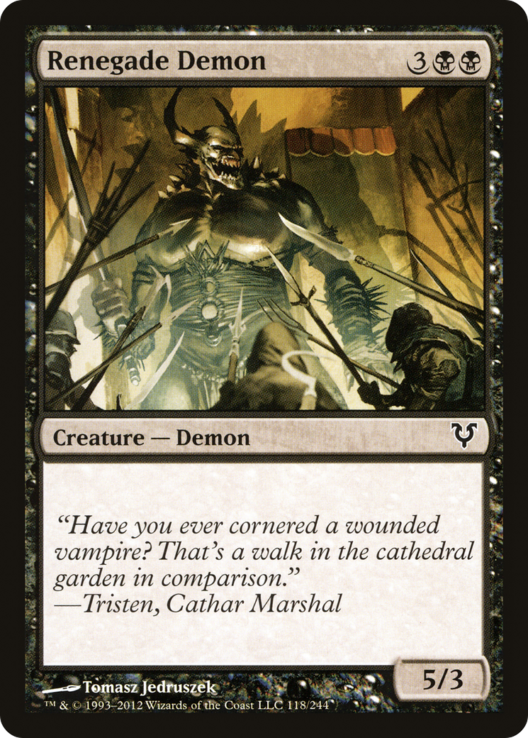 Renegade Demon (AVR-118) [Avacyn Restored] MTG Single Wizards of the Coast