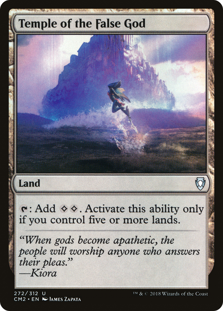 Temple of the False God (272) (CM2-272) [Commander Anthology Volume II] MTG Single Wizards of the Coast