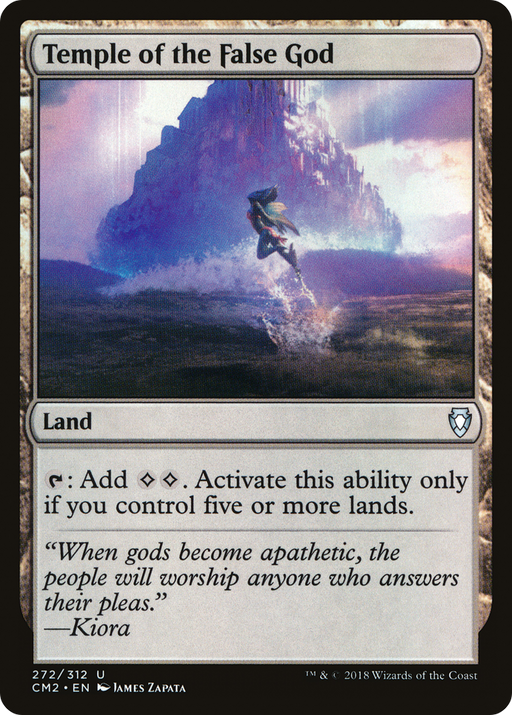 Temple of the False God (272) (CM2-272) [Commander Anthology Volume II] MTG Single Wizards of the Coast
