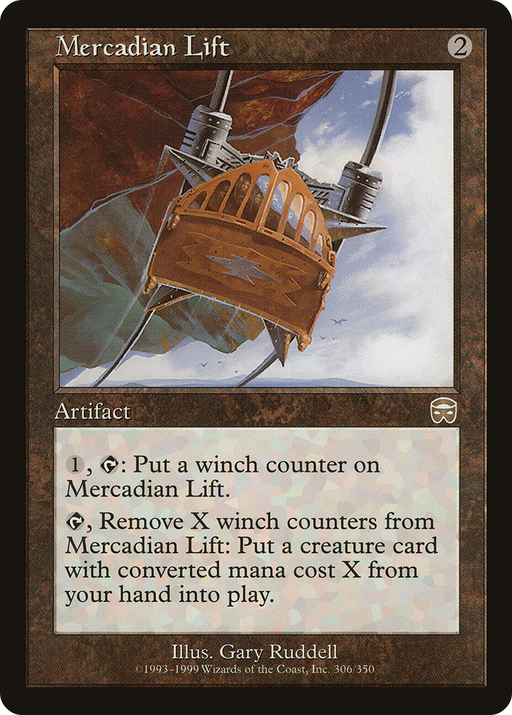 Mercadian Lift (MMQ-306) [Mercadian Masques] MTG Single Wizards of the Coast
