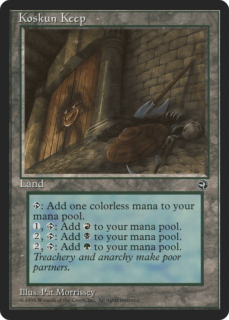 Koskun Keep (HML-114) [Homelands] MTG Single Wizards of the Coast