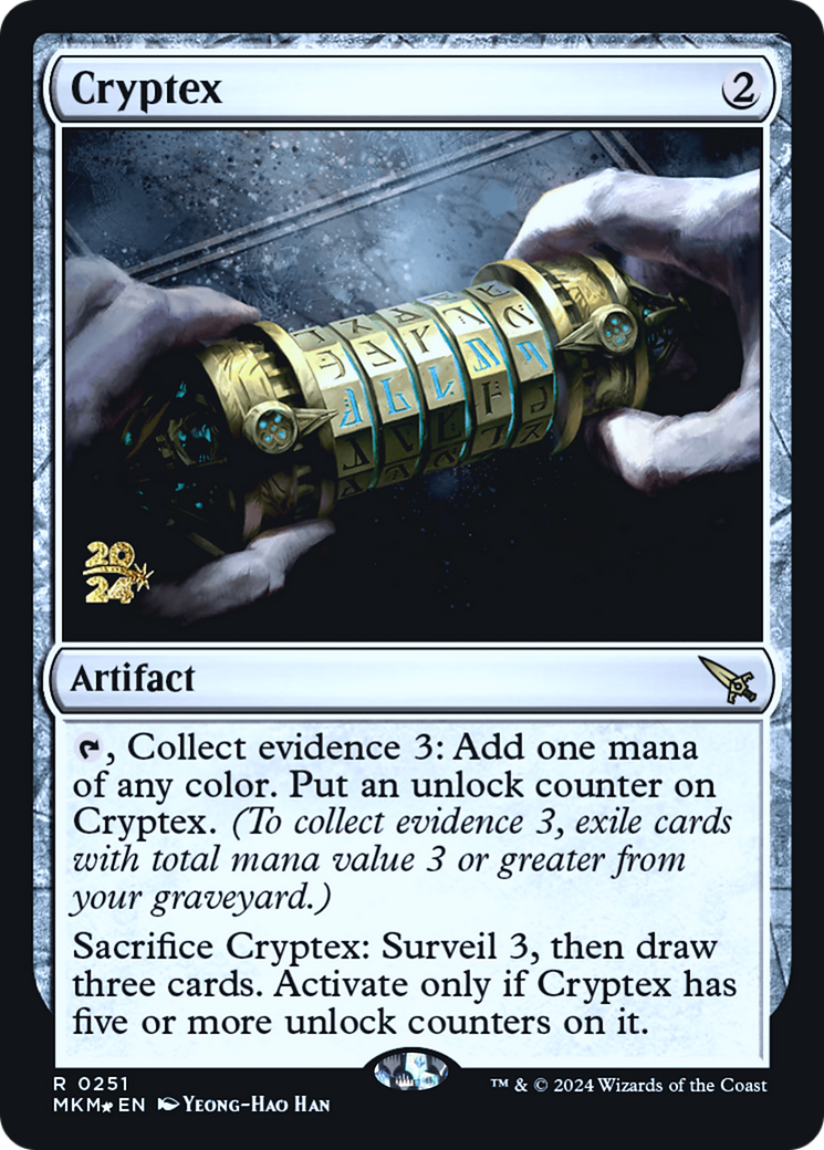 Cryptex (PRE-251) [Murders at Karlov Manor Promos] Foil MTG Single Wizards of the Coast