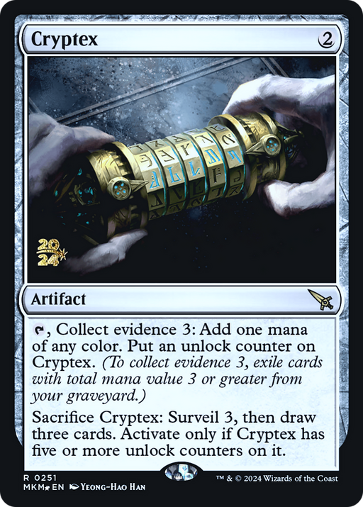 Cryptex (PRE-251) [Murders at Karlov Manor Promos] Foil MTG Single Wizards of the Coast