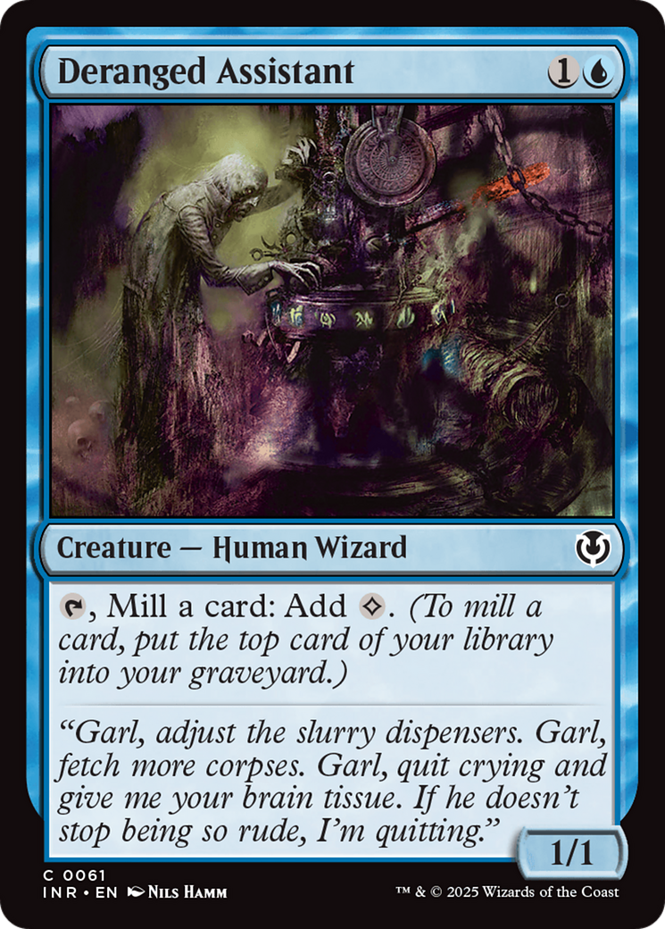 Deranged Assistant (INR-061) [Innistrad Remastered] Foil MTG Single Wizards of the Coast