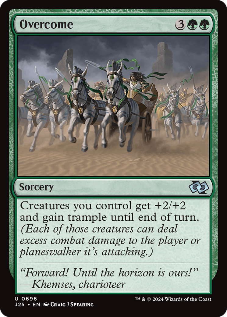 Overcome (J25-696) [Foundations Jumpstart] MTG Single Wizards of the Coast