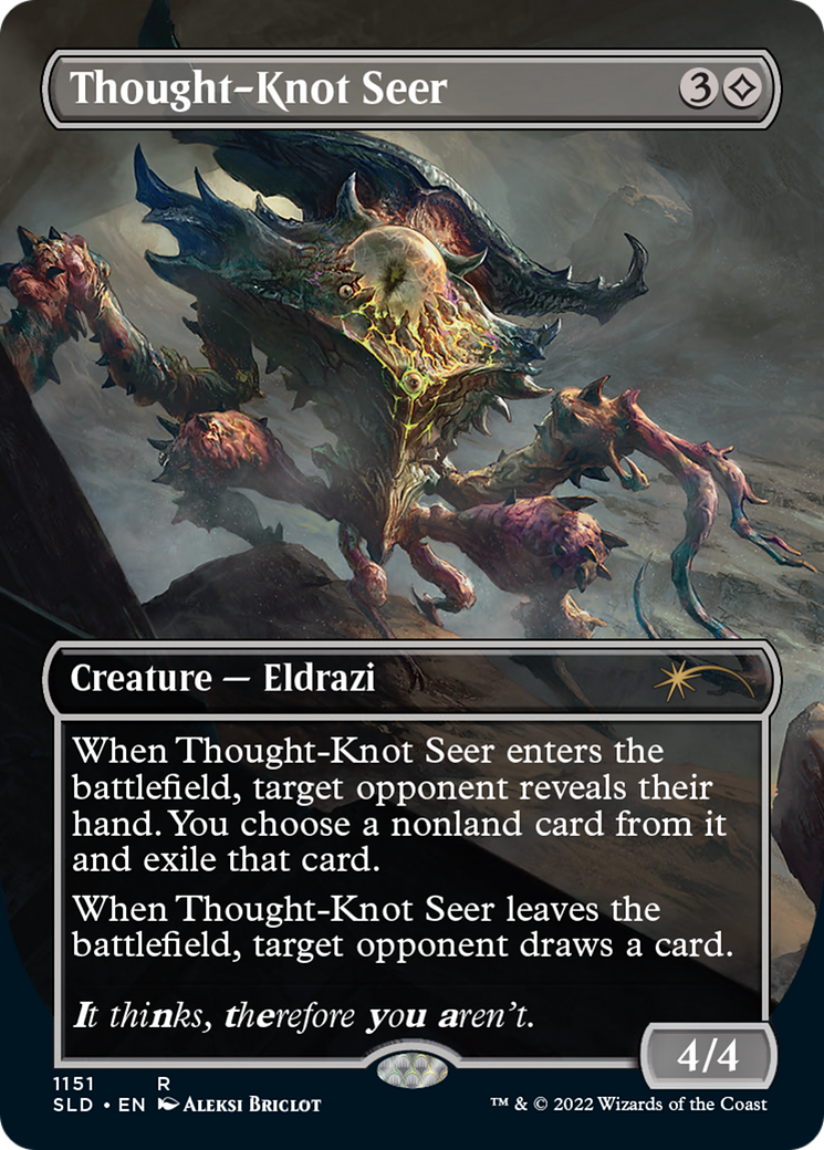 Thought-Knot Seer (1151) (SLD-1151) [Secret Lair] Drop (Borderless) MTG Single Wizards of the Coast