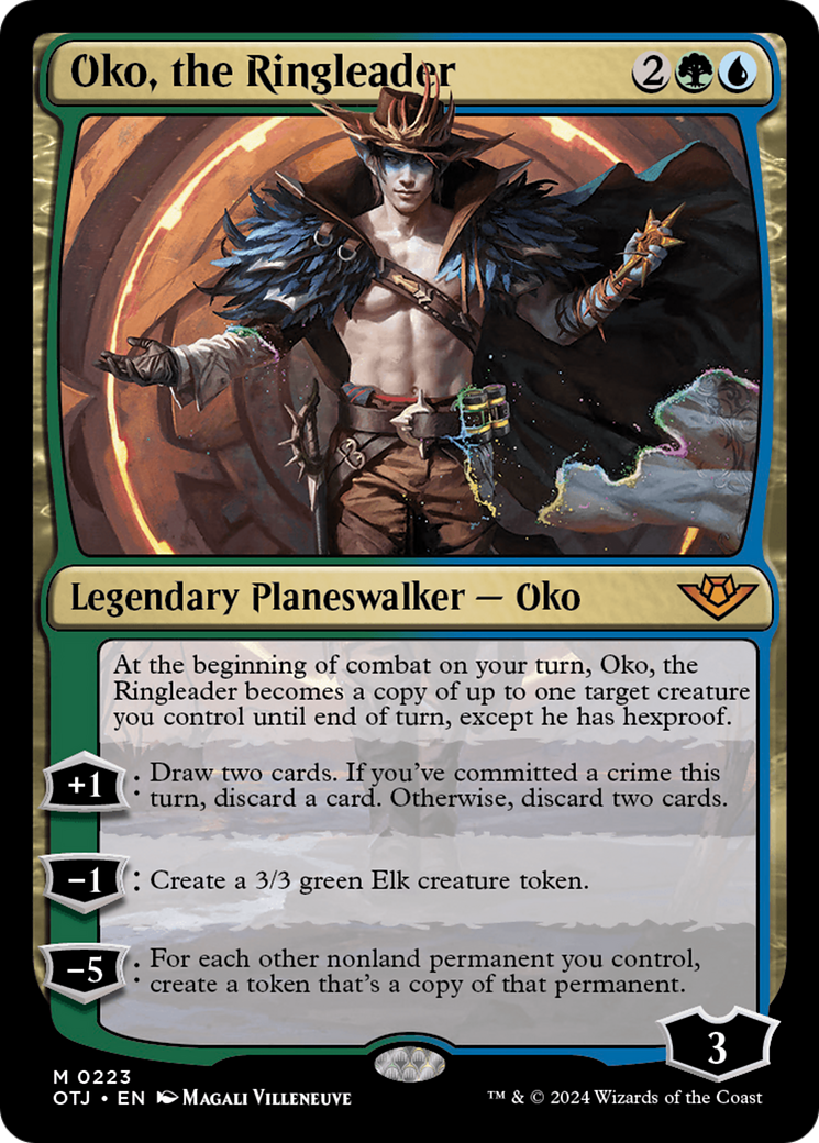 Oko, the Ringleader (OTJ-223) [Outlaws of Thunder Junction] Foil MTG Single Wizards of the Coast