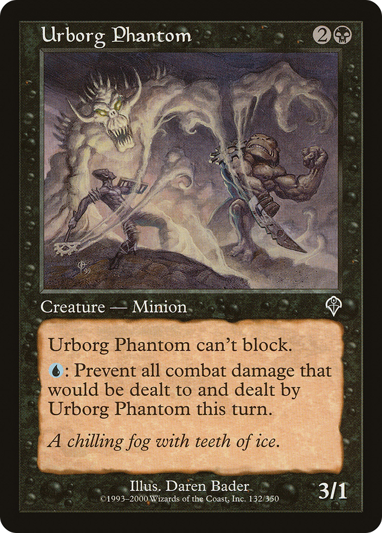 Urborg Phantom (INV-132) [Invasion] Foil MTG Single Wizards of the Coast