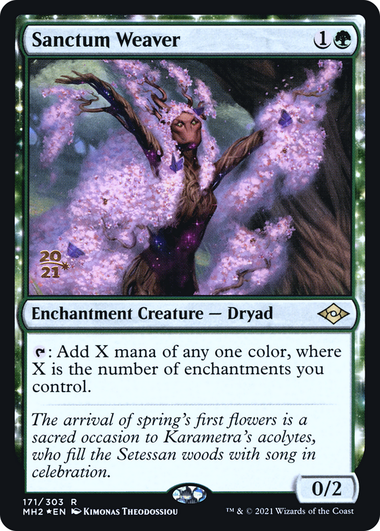 Sanctum Weaver (PRE-171) [Modern Horizons 2 Promos] Foil MTG Single Wizards of the Coast