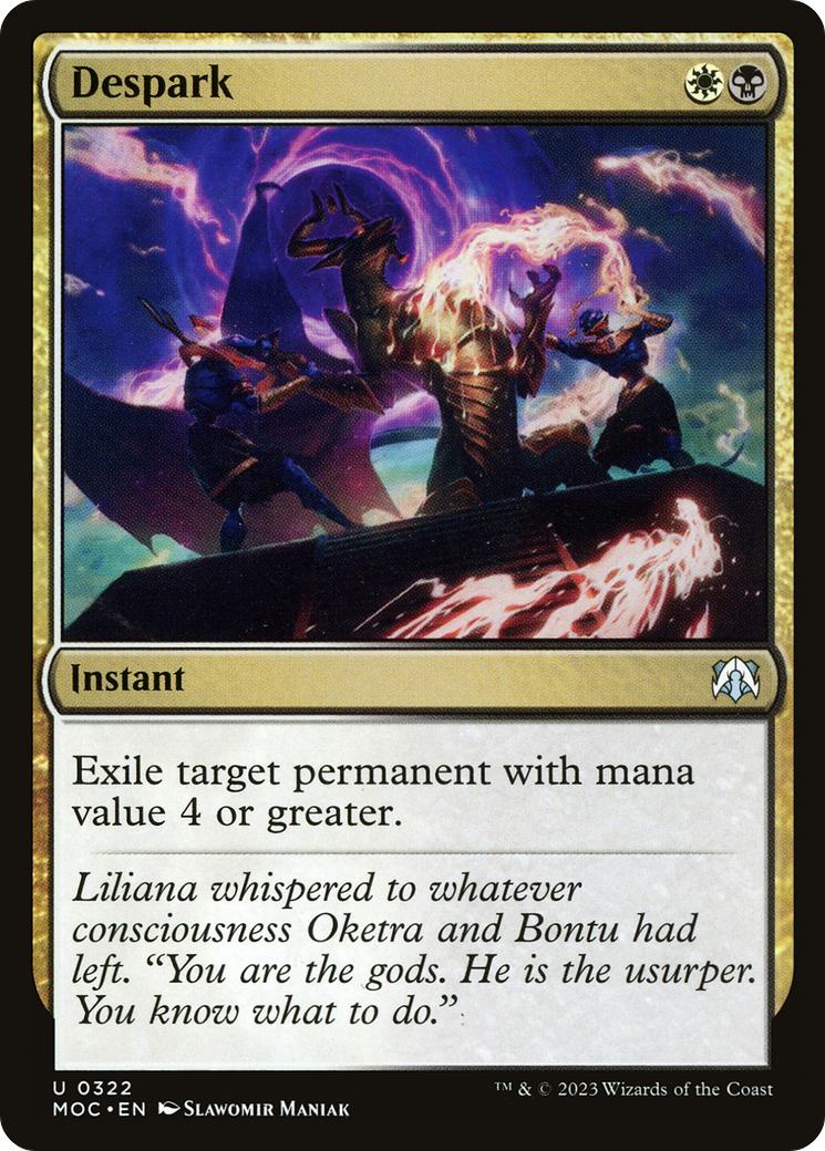Despark (MOC-322) [March of the Machine Commander] MTG Single Wizards of the Coast