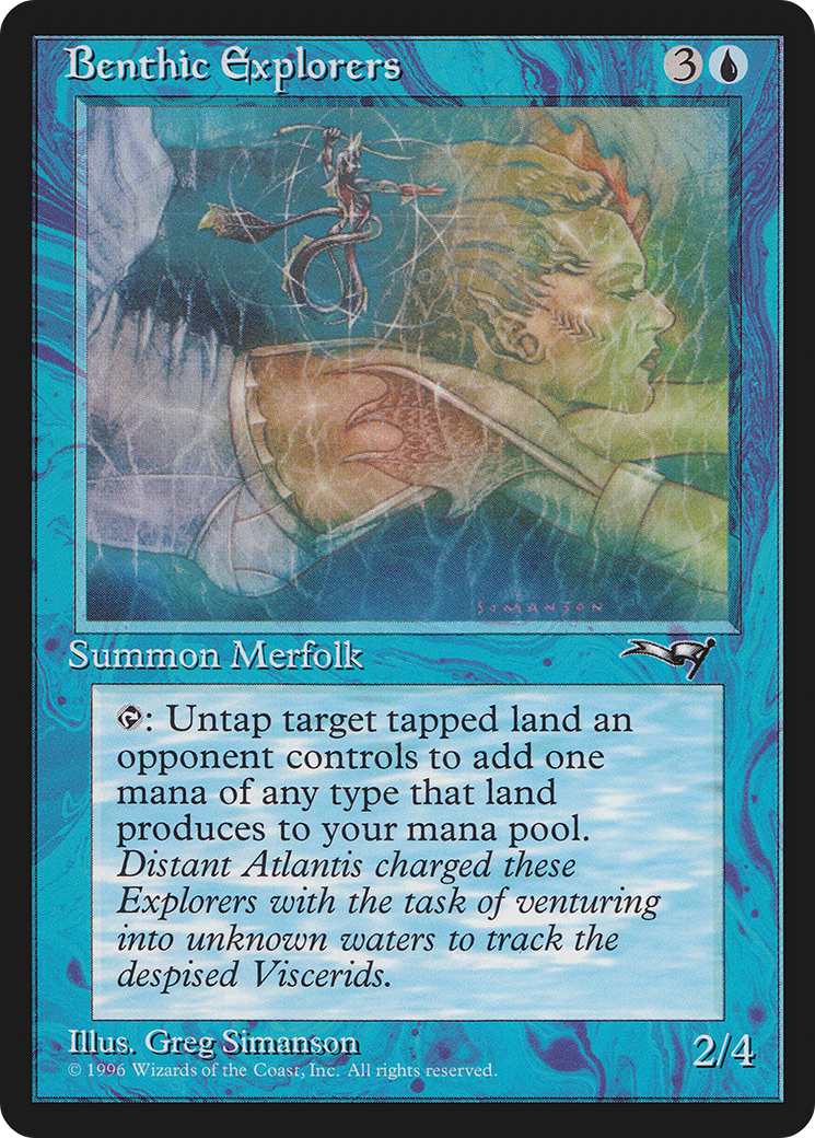 Benthic Explorers (ALL-24B) [Alliances] MTG Single Wizards of the Coast