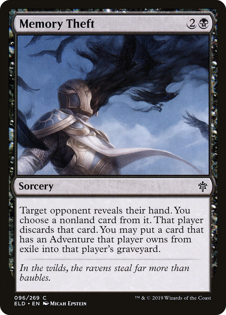 Memory Theft (ELD-096) [Throne of Eldraine] MTG Single Wizards of the Coast