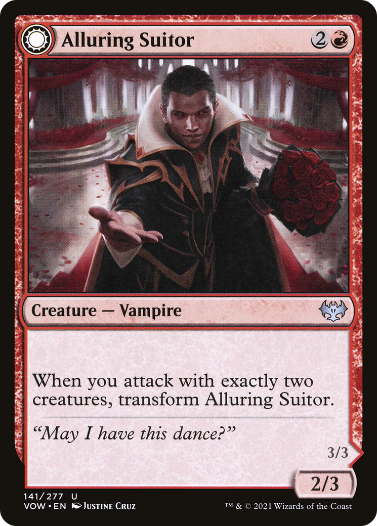 Alluring Suitor (VOW-141) [Innistrad: Crimson Vow] MTG Single Wizards of the Coast