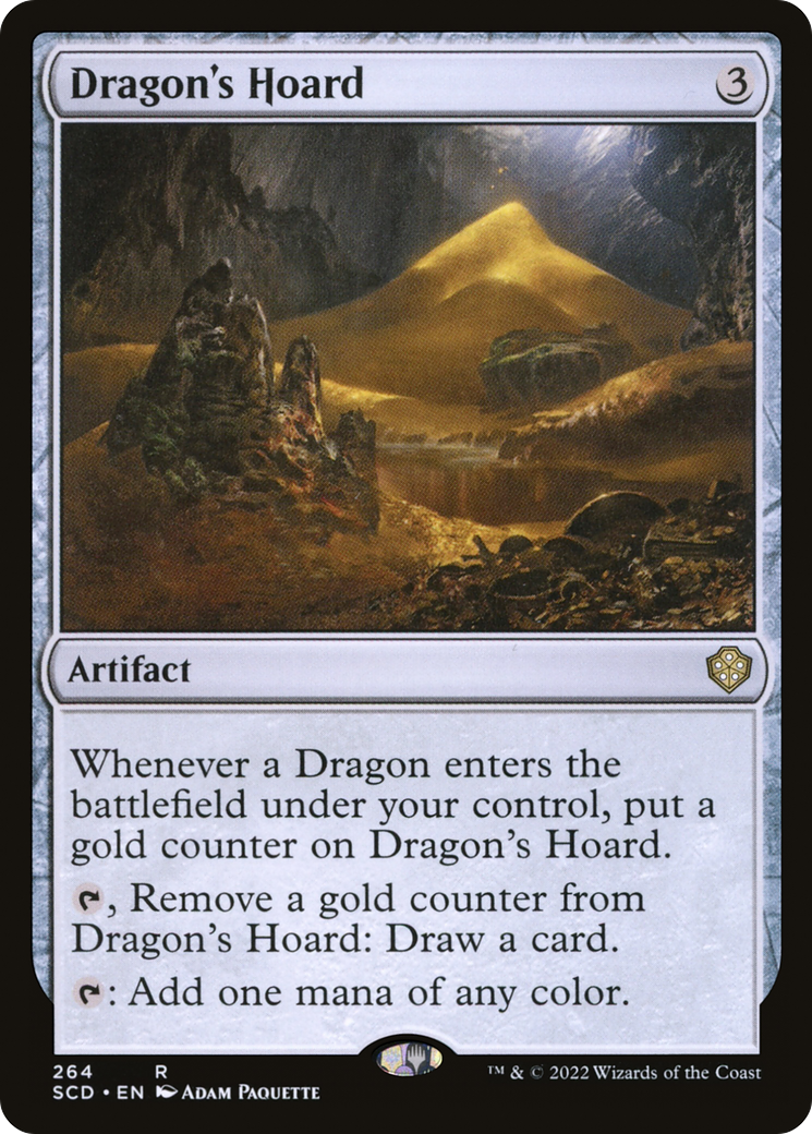 Dragon's Hoard (SCD-264) [Starter Commander Decks] MTG Single Wizards of the Coast