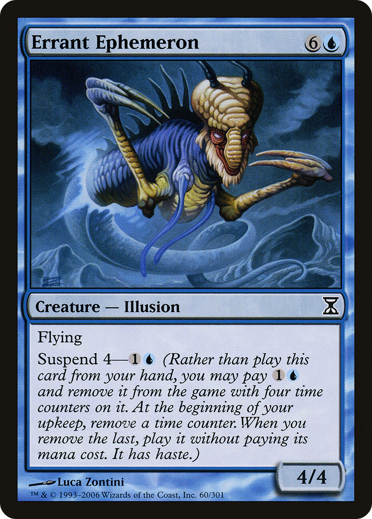 Errant Ephemeron (TSP-060) [Time Spiral] Foil MTG Single Wizards of the Coast