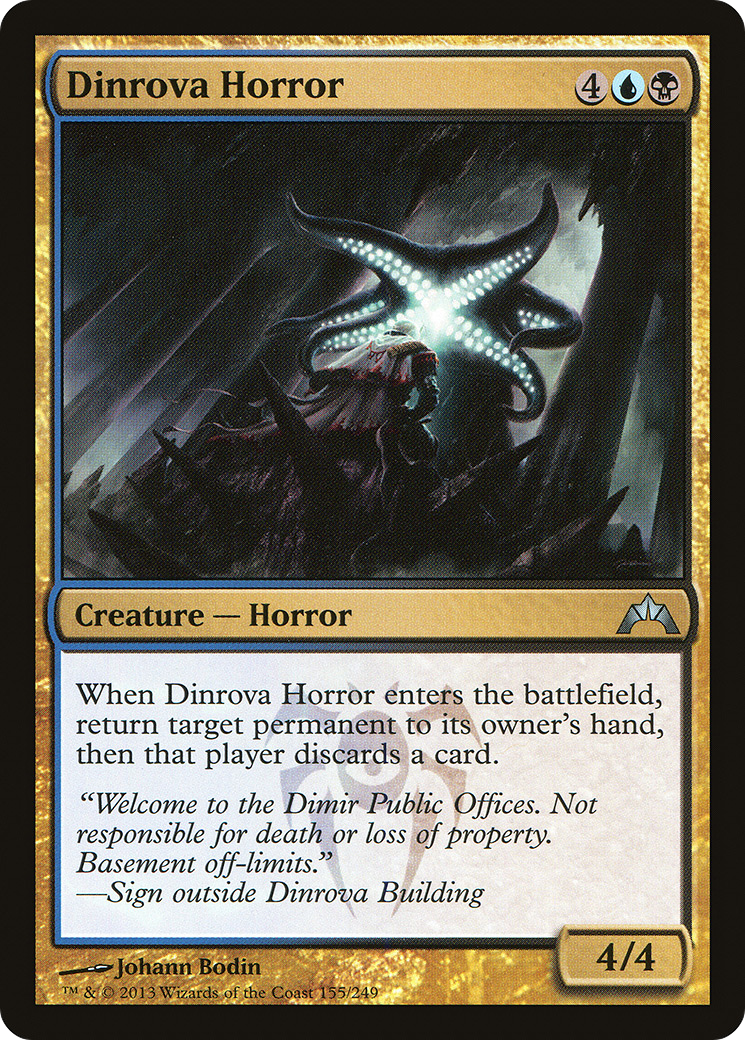 Dinrova Horror (GTC-155) [Gatecrash] Foil MTG Single Wizards of the Coast