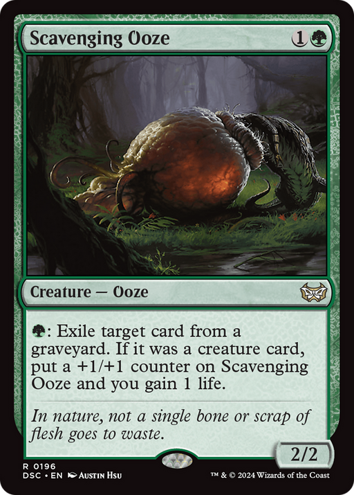 Scavenging Ooze (DSC-196) [Duskmourn: House of Horror Commander] MTG Single Wizards of the Coast