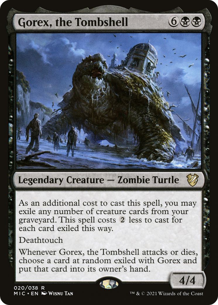Gorex, the Tombshell (MIC-020) [Midnight Hunt Commander] MTG Single Wizards of the Coast