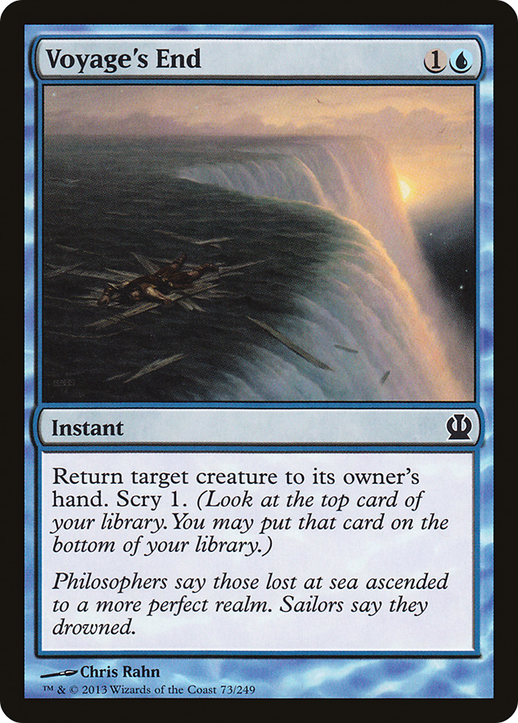Voyage's End (THS-073) [Theros] Foil MTG Single Wizards of the Coast