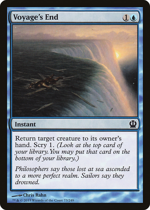 Voyage's End (THS-073) [Theros] MTG Single Wizards of the Coast
