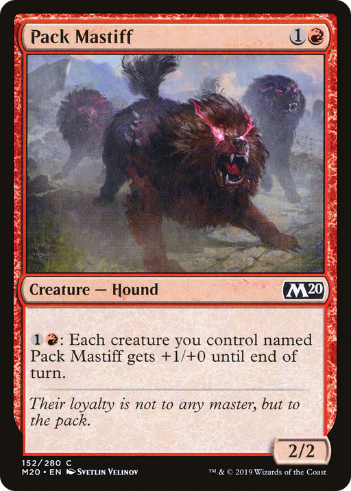 Pack Mastiff (M20-152) [Core Set 2020] MTG Single Wizards of the Coast