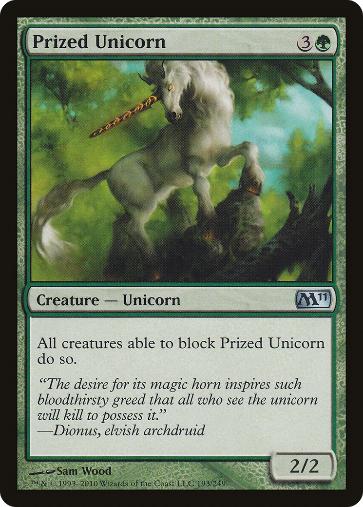 Prized Unicorn (M11-193) [Magic 2011] MTG Single Wizards of the Coast