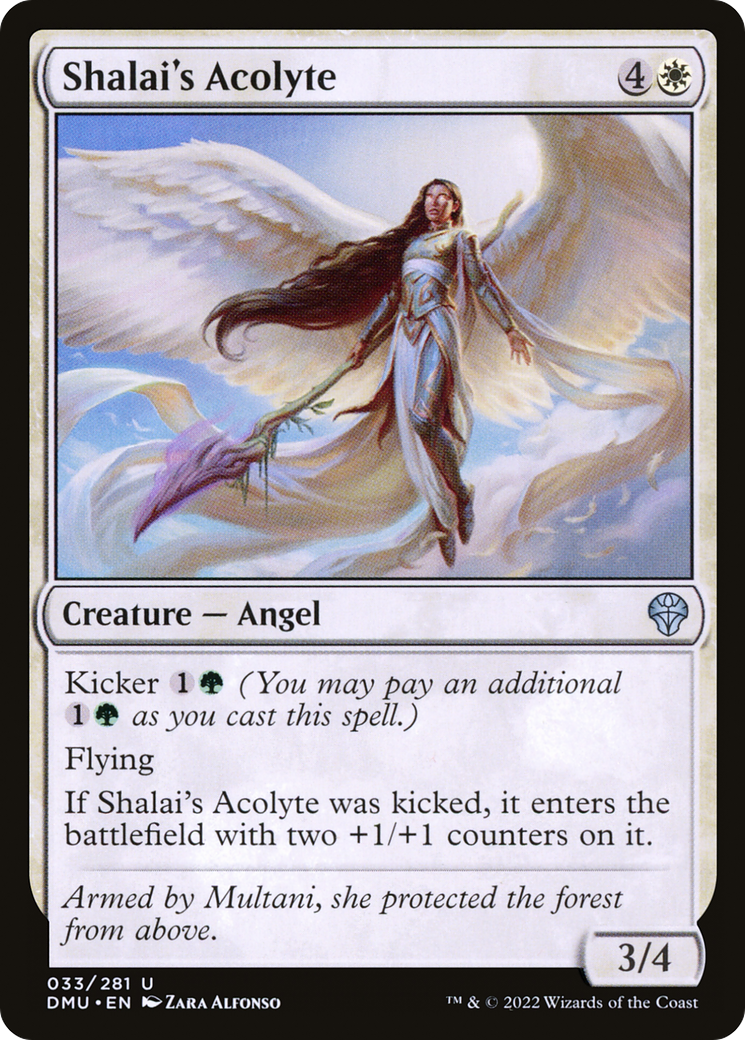 Shalai's Acolyte (DMU-033) [Dominaria United] Foil MTG Single Wizards of the Coast