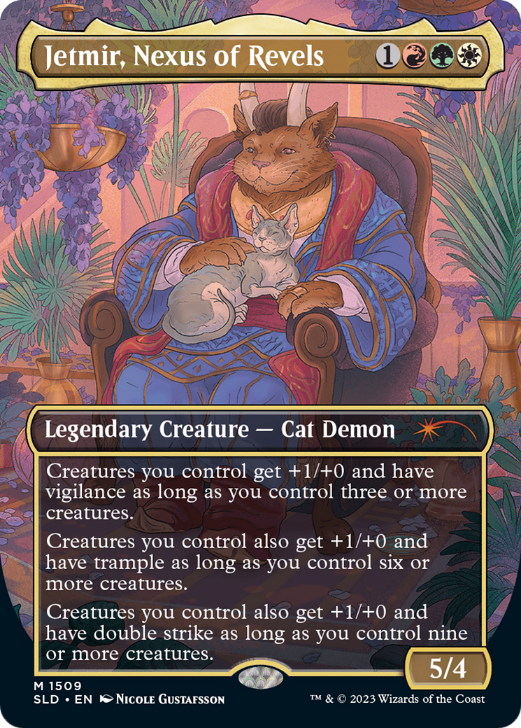 Jetmir, Nexus of Revels (Display Commander) // Jetmir, Nexus of Revels [Secret Lair Commander Deck: Raining Cats and Dogs] MTG Single Magic: The Gathering