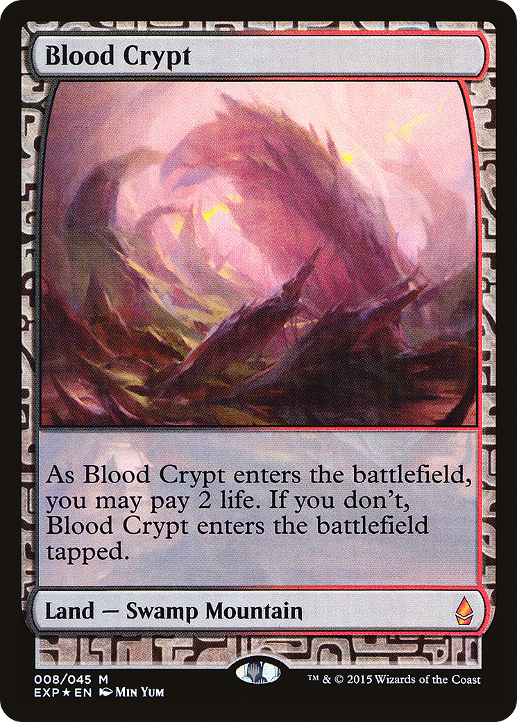 Blood Crypt (EXP-008) [Zendikar Expeditions] Foil MTG Single Wizards of the Coast