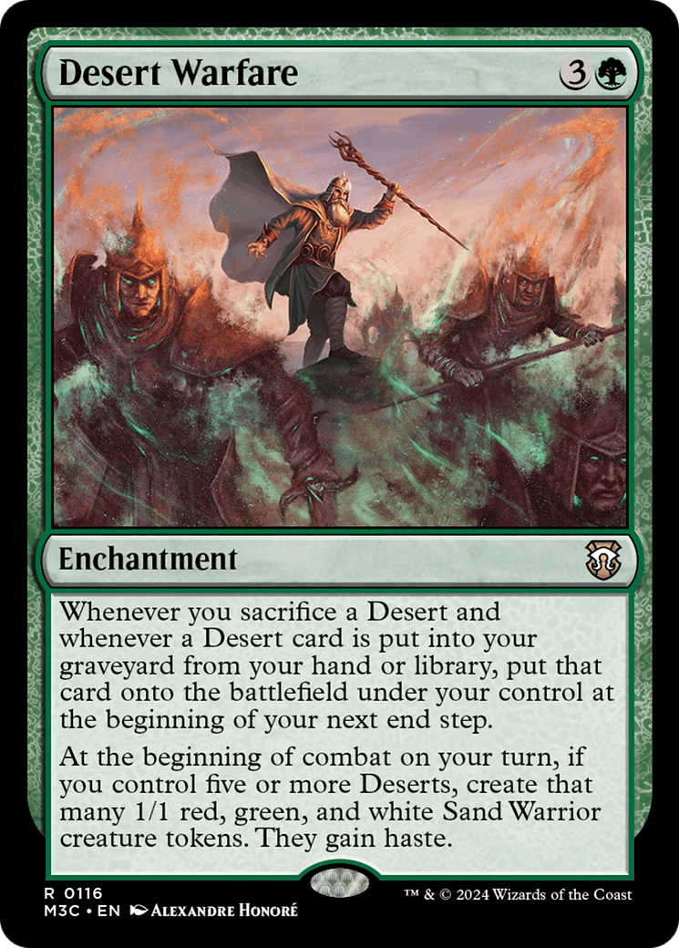 Desert Warfare (M3C-116) [Modern Horizons 3 Commander] MTG Single Wizards of the Coast