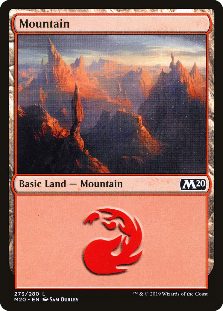 Mountain (M20-273) [Core Set 2020] Foil MTG Single Wizards of the Coast