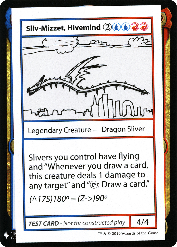 Sliv-Mizzet, Hivemind (CMB1-) [Mystery Booster] Playtest Cards 2019 MTG Single Wizards of the Coast