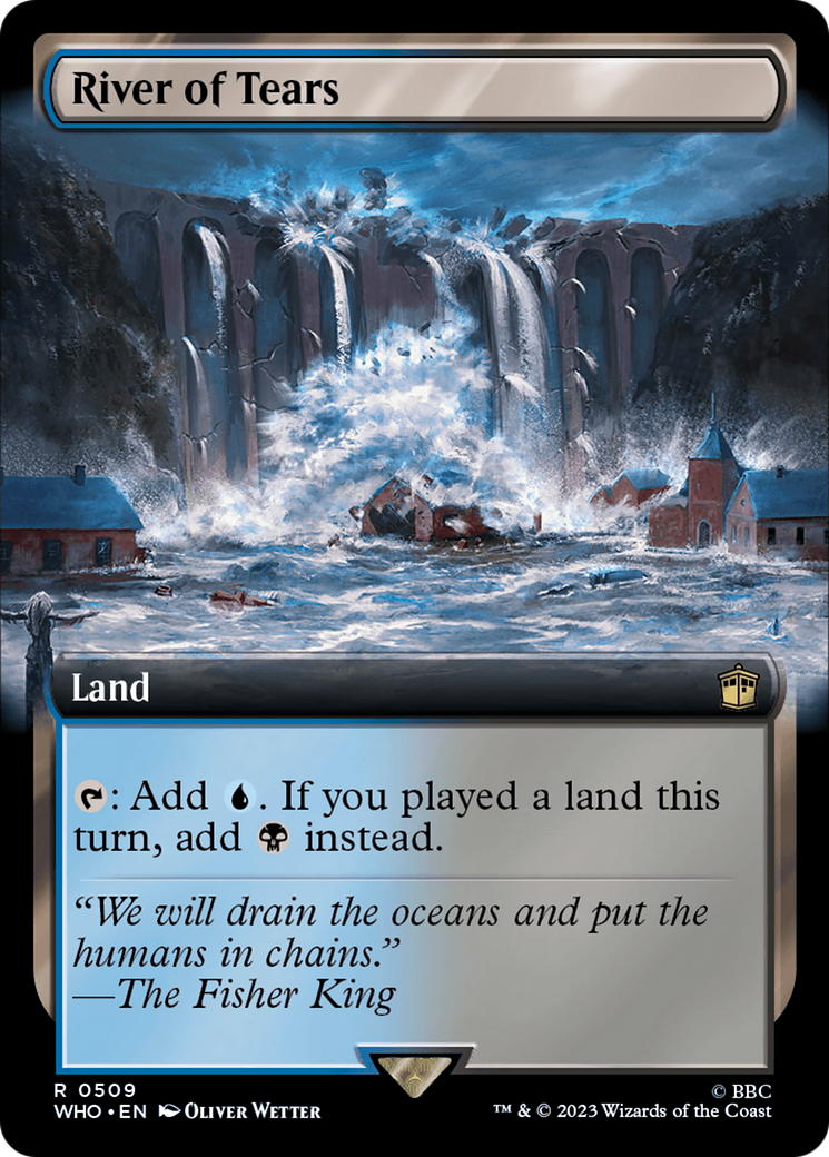 River of Tears (WHO-509) [Doctor Who] (Extended Art) Foil MTG Single Wizards of the Coast