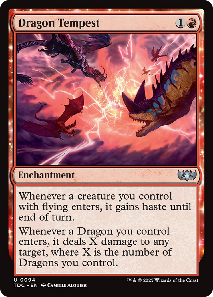 Dragon Tempest (TDC-094) [Commander: Tarkir: Dragonstorm] MTG Single Wizards of the Coast