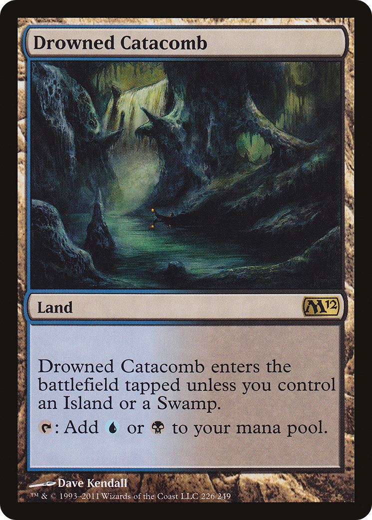 Drowned Catacomb (M12-226) [Magic 2012] MTG Single Wizards of the Coast